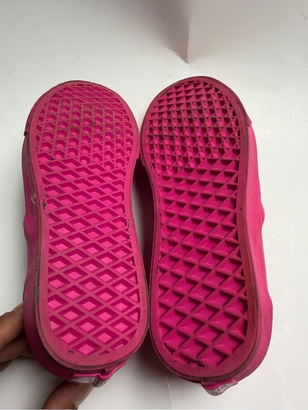 Vans Kids Slip-On Checkerboard Sneakers in Hot Pink - Picture 5 of 7